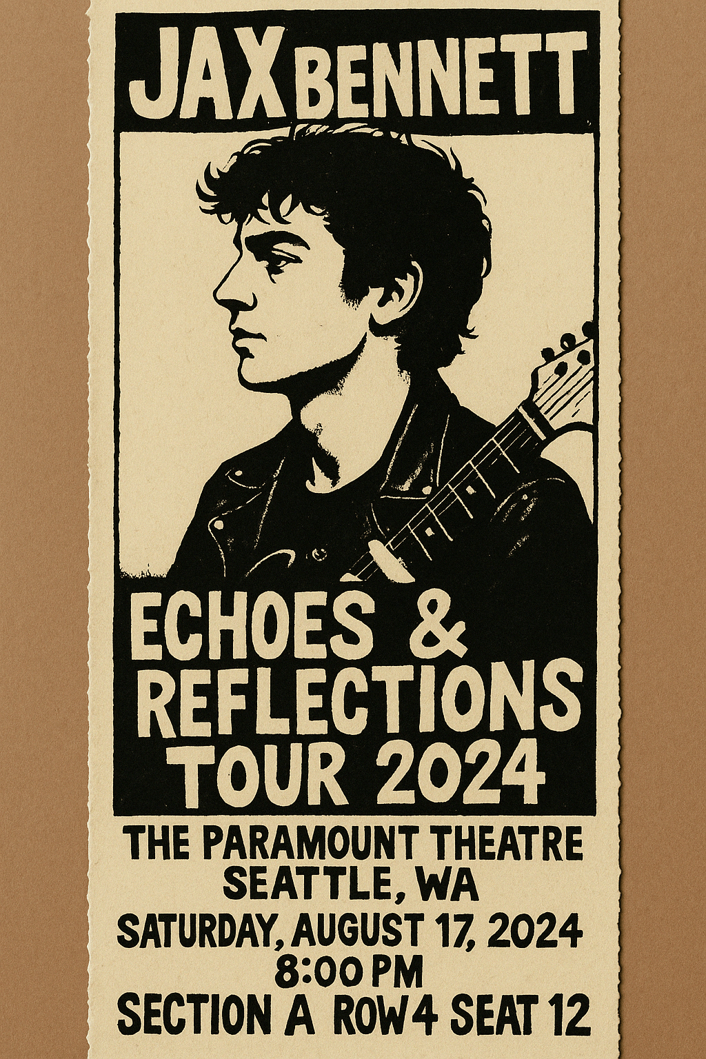 演唱会门票设计 朋克风