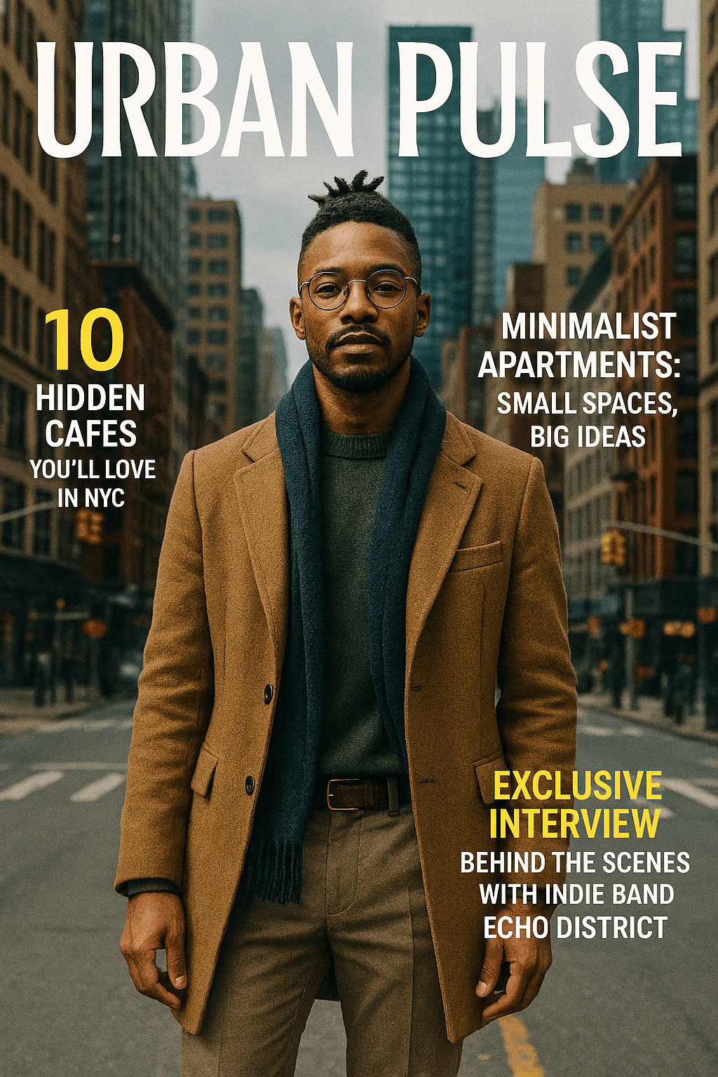 生活方式杂志封面（Urban Pulse）